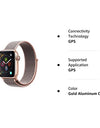 Apple Watch Series 4 (GPS, 40MM) - Gold Aluminum Case with Pink Sand Sport Band (Renewed)