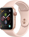 Apple Watch Series 4 (GPS, 40MM) - Gold Aluminum Case with Pink Sand Sport Band (Renewed)