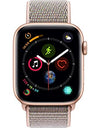 Apple Watch Series 4 (GPS, 40MM) - Gold Aluminum Case with Pink Sand Sport Band (Renewed)