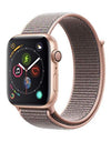 Apple Watch Series 4 (GPS, 40MM) - Gold Aluminum Case with Pink Sand Sport Band (Renewed)