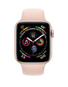 Apple Watch Series 4 (GPS, 40MM) - Gold Aluminum Case with Pink Sand Sport Band (Renewed)