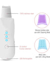 Ultrasonic Skin Scrubber Deep Face Cleaning Machine Peeling Shovel Facial Pore Cleaner Face Skin Scrubber Lift Beauty Instrument Ultrasonic Facial Scrubber Pore Blackhead Remover Spatula Deep Skin Spa