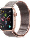 Apple Watch Series 4 (GPS, 40MM) - Gold Aluminum Case with Pink Sand Sport Band (Renewed)