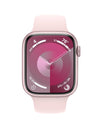 Apple Watch Series 9 [GPS + Cellular 41mm] Smartwatch with Pink Aluminum Case with Pink Sport Loop. Fitness Tracker, Blood Oxygen & ECG Apps, Always-On Retina Display, Carbon Neutral (Renewed)