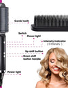 New 2 In 1 Hair Straightener Hot Comb Negative Ion Curling Tong Dual-purpose Electric Hair Brush