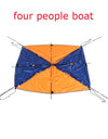 Inflatable Boat Kayak Accessories Fishing Sun Shade Rain Canopy Kayak Kit Sailboat Awning Top Cover 2-4 Persons Boat Shelter
