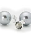 Faux Pearl Double Sided Earrings