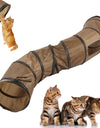 Funny Pet Tunnel Cat Play Foldable 1 Holes