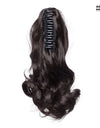 SNOILITE 12-26inch wavy ponytail Hair Extensions claw clip in ponytail synthetic clip in ponytail Hairpieces for women