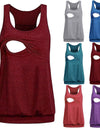 Women Maternity Loose Comfy Pull-up Tank tops