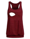 Women Maternity Loose Comfy Pull-up Tank tops