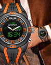 Men's Watches Dual Time Camouflage