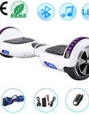 6.5 Inch Self-Balancing Scooters Cheap LED Electric Scooters Two Wheels Balance Skateboard Hoverboard Bluetooth+Remote Key+Bag
