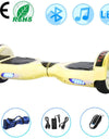 6.5 Inch Self-Balancing Scooters Cheap LED Electric Scooters Two Wheels Balance Skateboard Hoverboard Bluetooth+Remote Key+Bag