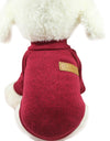Sweater woolen Solid Red For Dog