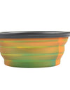 Colorful Camouflage Pet Dog Silicone Bowl