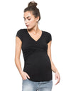 Maternity clothes t shirt Women Solid Blouse