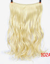 DIFEI 24 inches Clip on Wire Fish Line Hair Extensions Secret Invisible Wire One Piece for Ombre Hair Synthetic Hairpiece