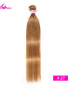 Ali Coco Brazilian Straight Hair 1/3/4 Bundles "8-30" inch  #2/#4/1b/27/ #27/1b/99j Remy Ombre Hair 100% Human Weave Bundles