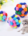 Pet Cat Toy Colorful Handmade Bells