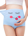 Women 's High-waist Panties Cartoon Smile Seamless