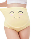 Women 's High-waist Panties Cartoon Smile Seamless