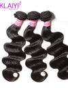 Klaiyi Brazilian Hair Weave Bundles Body Wave Natural Color Human Hair Extension 8-30 Inch Remy Hair 3 pieces/lot Can Be Dyed