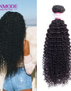 Annmode Afro Kinky Curly Hair 1/3/4 pc Natural Color 8-26inch Brazilian Hair Weave Bundles Non Remy Human Hair Extensions