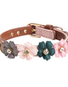 Dog Flower Collar Leather Cute Necklaces