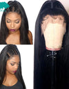 Peruvian Straight Bangs Wigs 360 Lace Frontal Bob Wigs Natural Hairline 360 Lace Frontal Human Hair Wigs For Women Non Remy