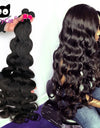 RucyCat 32 34- 40 Inch Brazilian Virgin Hair Body Wave Weave Bundles 100% Human Hair 1/3/4 Bundles Natural Color Hair Extensions