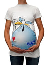 Breastfeeding Clothes Maternity Print Short Sleeve