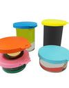 Reusable silicone Pet Food lids Feeder
