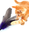 5PCS Bird Feather Wand Cat Toy