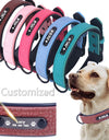 Dog Collars adjustable Soft Leather Custom